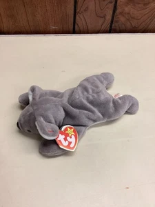 Juguete de peluche vintage TY Beanie Baby Mel Koala Bear 1996 gris blanco - Imagen 1 de 11