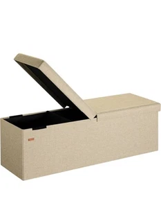 CASARIA® Sitzbank Sitztruhe Sitzhocker mit Stauraum Klappbar Truhenbank Truhe - Bild 1 von 2