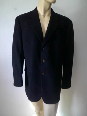 Alexander Julian Colours 100% Pure Cashmere Men's Black Sport Coat Jacket 46 R - Image 1 of 4