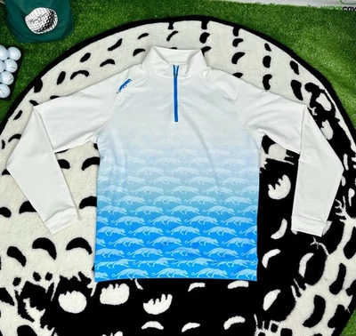 Grove XXIII Peter Millar 1/4 Zip Jacket Grove Custom Print Michael Jordan Small - Image 1 of 3