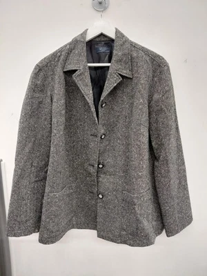 Abrigo mujer Liz Claiborne gris talla L guisante Foto 1 de 4