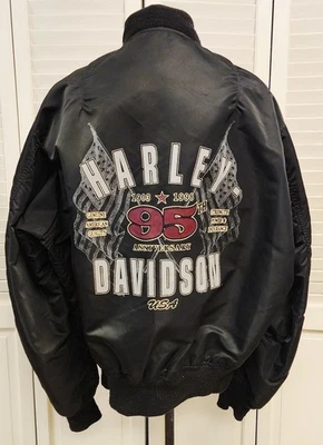 Chaqueta Harley Davidson XL Hombre Motocicleta 95 Aniversario Foto 1 de 4