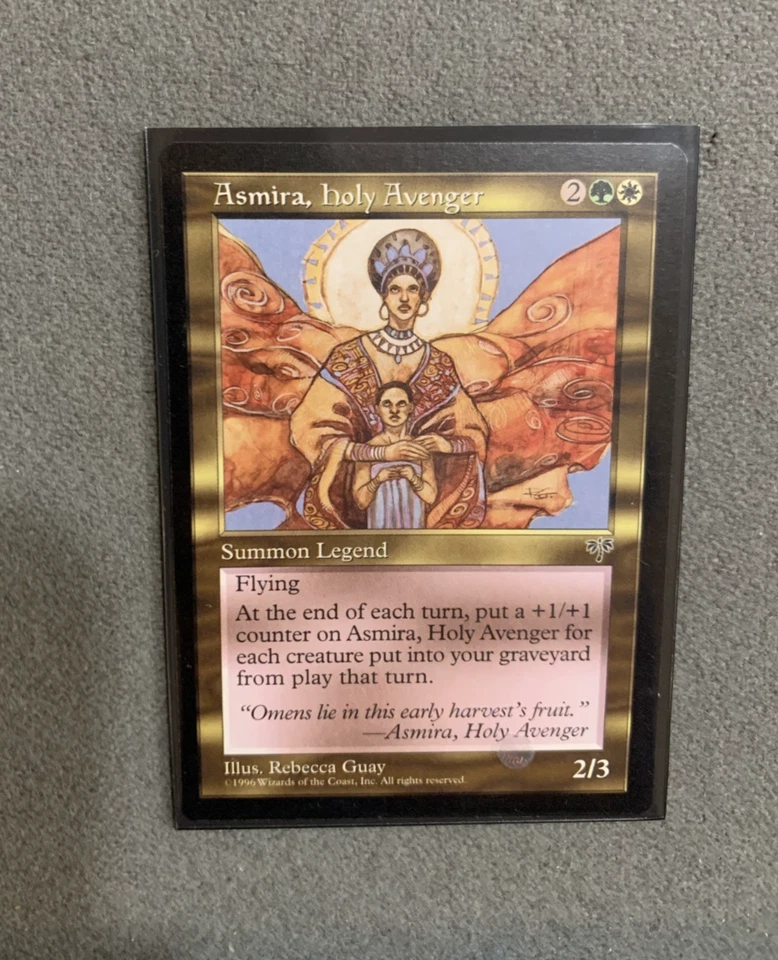 Magic: The Gathering MTG Asmira, Holy Avenger Summon Mirage 1996 - Near-Mint/NM! - Image 1 of 1