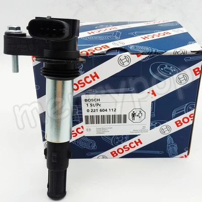 1x BOSCH Ignition Coil For 2004-2009 Cadillac Saab Buick V6 Enclave 0221604104 - Image 1 of 4