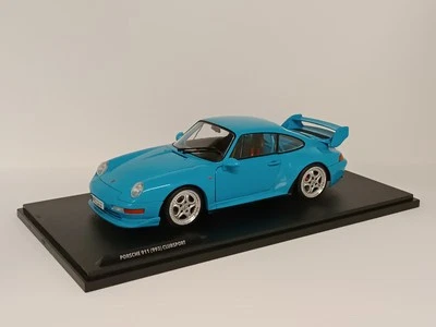 Porsche 911 993 Clubsport Bleu 1997 1/18 Solido S1810101 - Photo 1/3