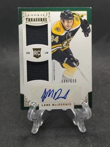 2012-13 Panini Rookie Anthology Treasures /699 Lane MacDermid #103 Auto RC - Picture 1 of 2