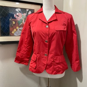 Chaqueta Lisa Baday Talla 8 Mono Pecho Poliéster/Seda Largo Corto con Mangas 3/4 - Imagen 1 de 8