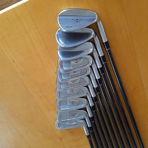 Mizuno ZOID PRO-II Iron Set 10pcs 3-Pw,Fw,Sw AMORPHOUS CARBON FIBER - Picture 1 of 9