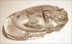 Spectacular Quartz Crystal Gecko Lizard Quartz - Ural Mountain Russia - LB - Picture 1 of 7