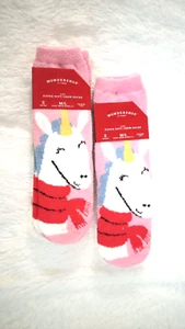Wondershop Kid's Super Soft Holiday Crew Print Socks (M/L - Sizes 2-5) 2pks of 2 - Picture 1 of 7