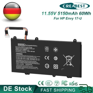 11,55V 59Wh HSTNN-LB7E LB7F 849048-421 TPN-I126 Akku Für HP 17t-u000 17-u011nr - Afbeelding 1 van 12