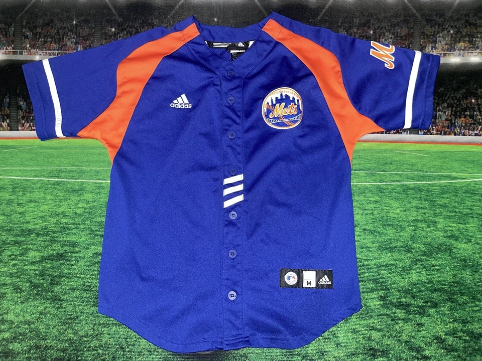 Camiseta Adidas Juvenil David Wright #5 de los Mets de Nueva York Talla Mediana Usada Foto 1 de 4