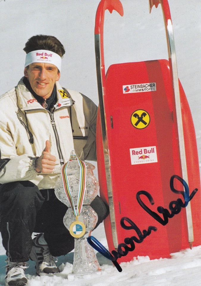 Autogrammkarte Markus Prock - Rodeln - Österreich - Bild 1 von 1
