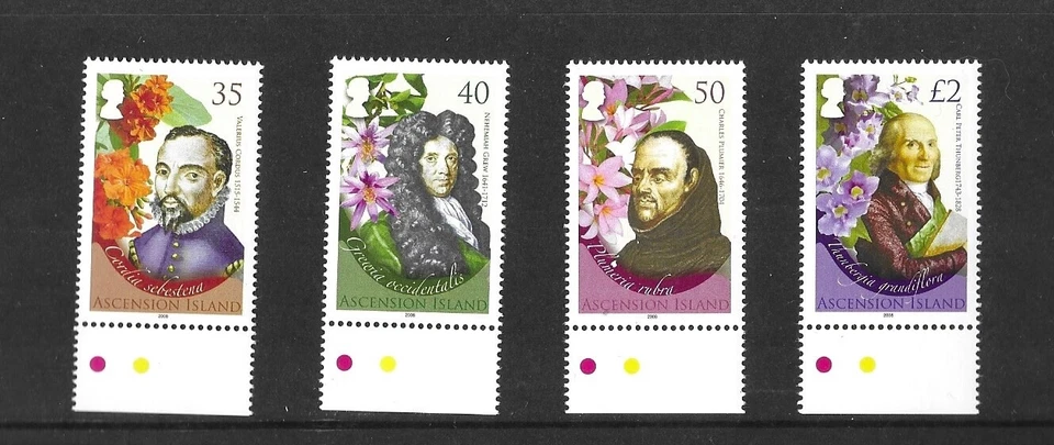 Isla Ascensión 2008 MNH Botánicos y Plantas sg 1016/9 Foto 1 de 1