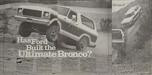 1978 Ford Bronco 4p Motorcycle Test Article - Picture 1 of 1