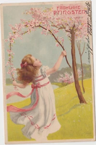 D 670 Pfingsten 1903 ! Glückliches Kind ! Meissner & Buch ! - Bild 1 von 2