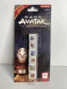 Juego de dados USAopoly Avatar the Last Airbender de 6 piezas NUEVO sellado OP Nickelodeon - Imagen 1 de 3