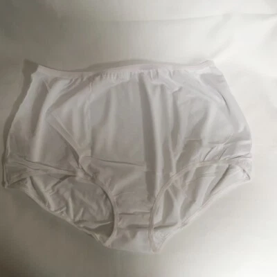 Bragas abuela blancas vintage almohada lengüeta hongo refuerzo talla 10 caderas 45-48 Sears Foto 1 de 4