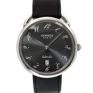 HERMES Arceau AR4 810 Date Automatic Gray Dial Mens Watch 90271698 - Picture 1 of 7