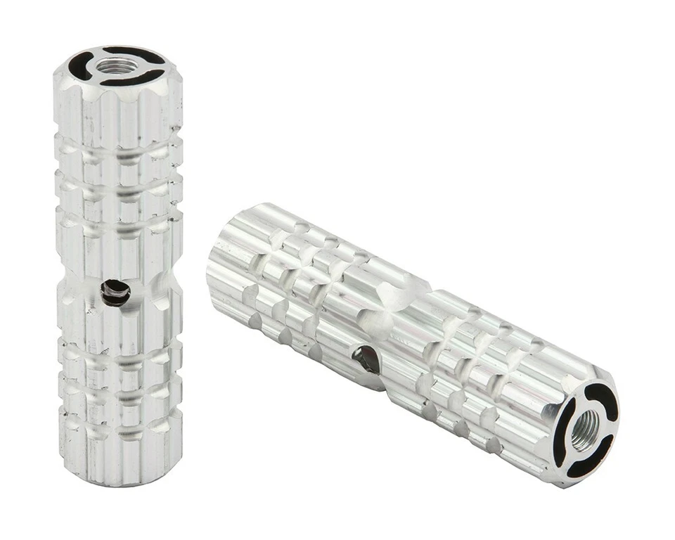 ALTALINE Alloy Bicycle Chrome 661 Pegs 24/26t W=1.10" I=4 1/2 Front & Rear (F&R) - Image 1 of 1