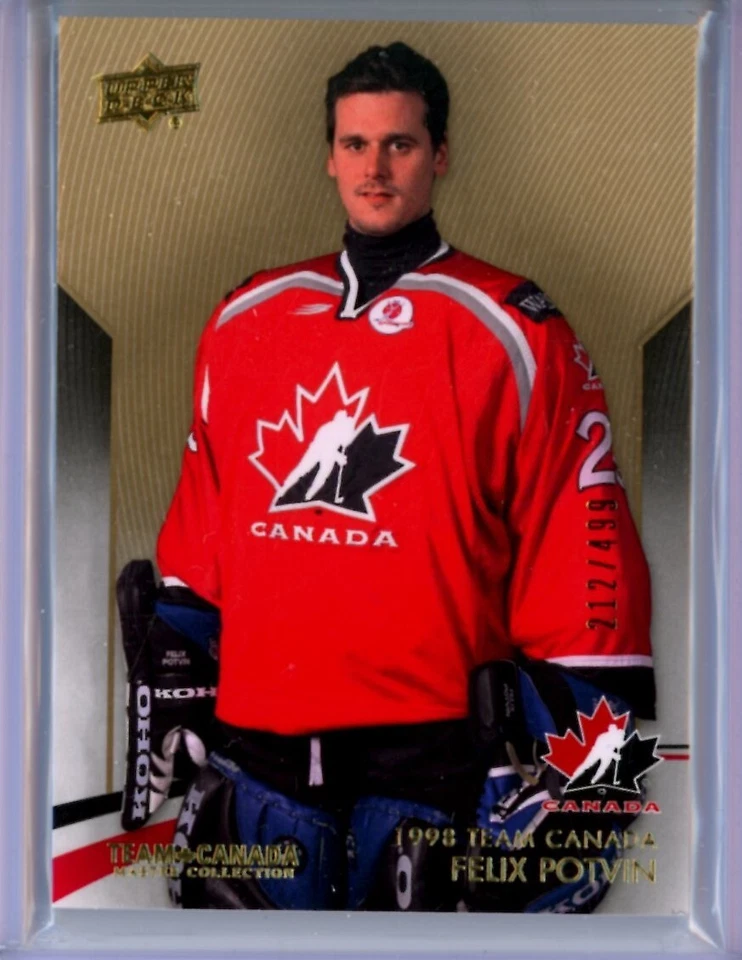 2015-16 Upper Deck Team Canada Master Collection #14 Felix Potvin /499 - Image 1 of 2