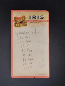 Carta Intestata Prato Zampoli & Brogi IRIS Composto Colorante QX3898 - Picture 1 of 1