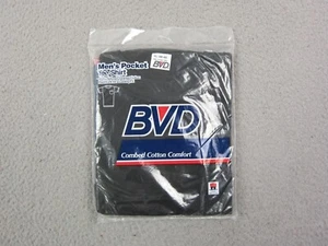 Vintage BVD Shirt Mens Extra Large XL Black Single Stitch Pocket Tee Made in USA - Picture 1 of 10