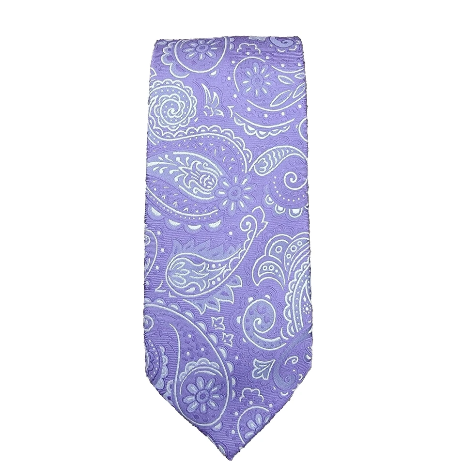 Corbata Sean John 60x3 Cachemira Púrpura Productor Arquitecto Boda Músico Primavera CEO Foto 1 de 4