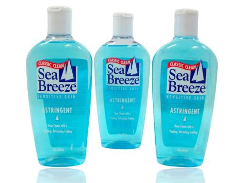 (Lot of 3) Sea Breeze Actives Sensitive Skin Astringent 10 oz Acne Face Cleanser