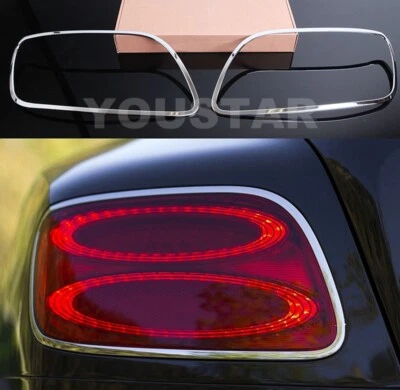 Embellecedores de luces traseras cromadas 2012-18 en stock de EE. UU. para Bentley Continental GT GTC SPEED Foto 1 de 4
