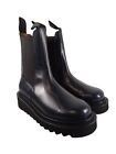 TOGA VIRILIS Men's Dark Blue Leather Chelsea Boots Size EU41 UK7 RRP410 NEW