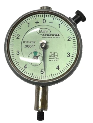 Mahr Federal IDT-232 Dial Indicator, 0-.025" Range, .0001" Graduation - Image 1 of 3