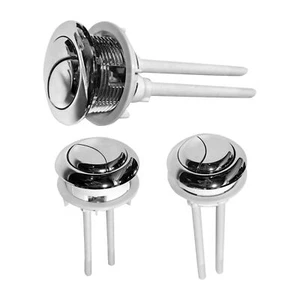 1x Toilet Button Dual Flush Button Round Toilet Cistern Water Saving Universal - Picture 1 of 15
