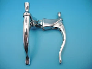 OLIMPIC BRAKE LEVERS - 1970`S SPANISH MADE - MACHINE POLISHED ALLOY - EXCELLENT - Picture 1 of 12