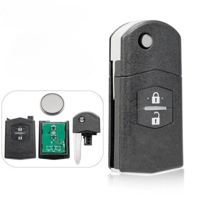 Schlüssel Ersatz Fernbedienung 4D63 433MHz für Mazda 2 DE zum anlernen 2008-2014 - Image 1 of 4