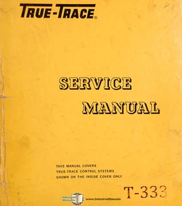 True Trace Synchro Turn, Control System 1539, Service Manual 1968 - Picture 1 of 4