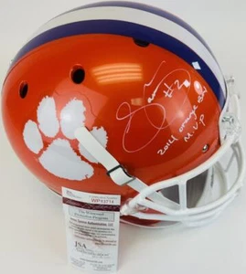 SAMMY WATKINS SIGNED CLEMSON TIGERS FULL SIZE HELMET CHIEFS AUTOGRAPH JSA J14 - Picture 1 of 1