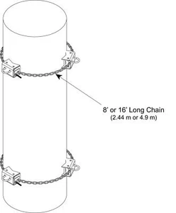 Commscope CM-30T-B | Chain Mount Base Kit, 8 ft chain - Picture 1 of 2
