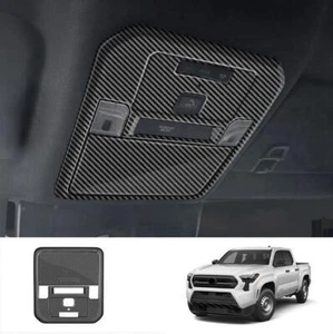 For Toyota Tacoma 2024-2025 Carbon Fiber ABS Interior Read Light Lamp Cover Trim - Picture 1 of 5