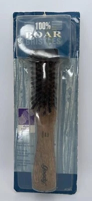 Vintage 1996 Goody 100% Boar Bristle Styling Brush Natural Wood Handle *READ* - Image 1 of 4