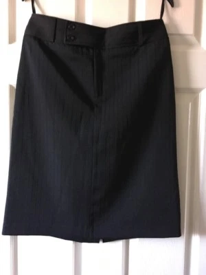 Women’s Size 10 Black Pinstripes Skirt  - Image 1 of 3