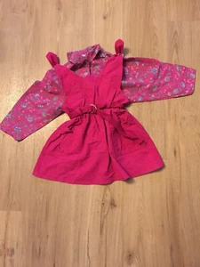 90er Jahre Latzrock Bluse Gr. 92 Baby Club Set Mädchen Retro Classic - Bild 1 von 4