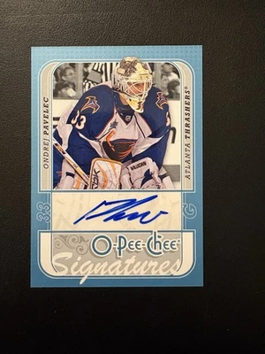 2008-09 O-Pee-Chee Signatures #S-OP ONDRE PAVELEC - Image 1 of 2