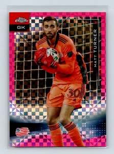 Matt Turner 2021 Topps Chrome MLS #68 Pink X-Fractor - Picture 1 of 2