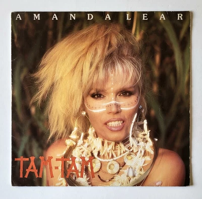 Amanda Lear, Tam Tam, Vinyl 205 895, 1983 German Wave Synth Pop VG Cond - Image 1 of 4