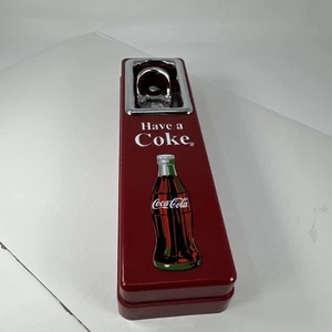 Vintage coca-Cola Wall Mount Bottle Opener Classic Glass Bottle Collectible - Picture 1 of 9