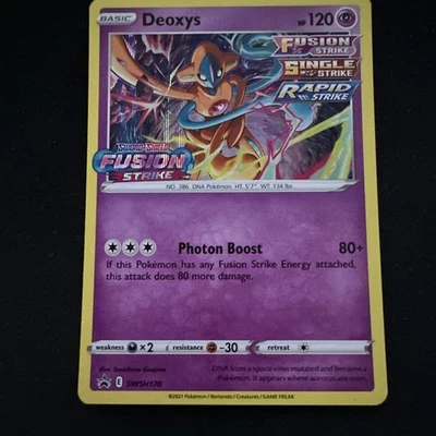 Deoxys - (Prerelease) SWSH170 SWSH: Sword & Shield Promo Cards Holo - Image 1 of 2