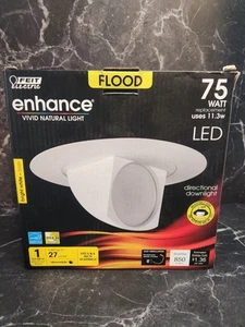 (1-Pk) Feit Electric 850 Lumen 3000K Adjustable 5/6 Inch Dimmable Retrofit Kit - Picture 1 of 4