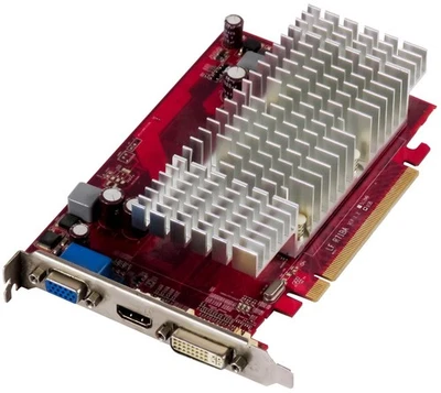 Graphic Card Club3D Ati Radeon HD 4350 1GB CGAX-43524I Pcie x16 - Image 1 of 2
