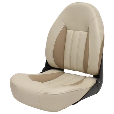 Asiento de pesca plegable Temppress Boat ProBax 61388 | Seta/Camello Foto 1 de 4